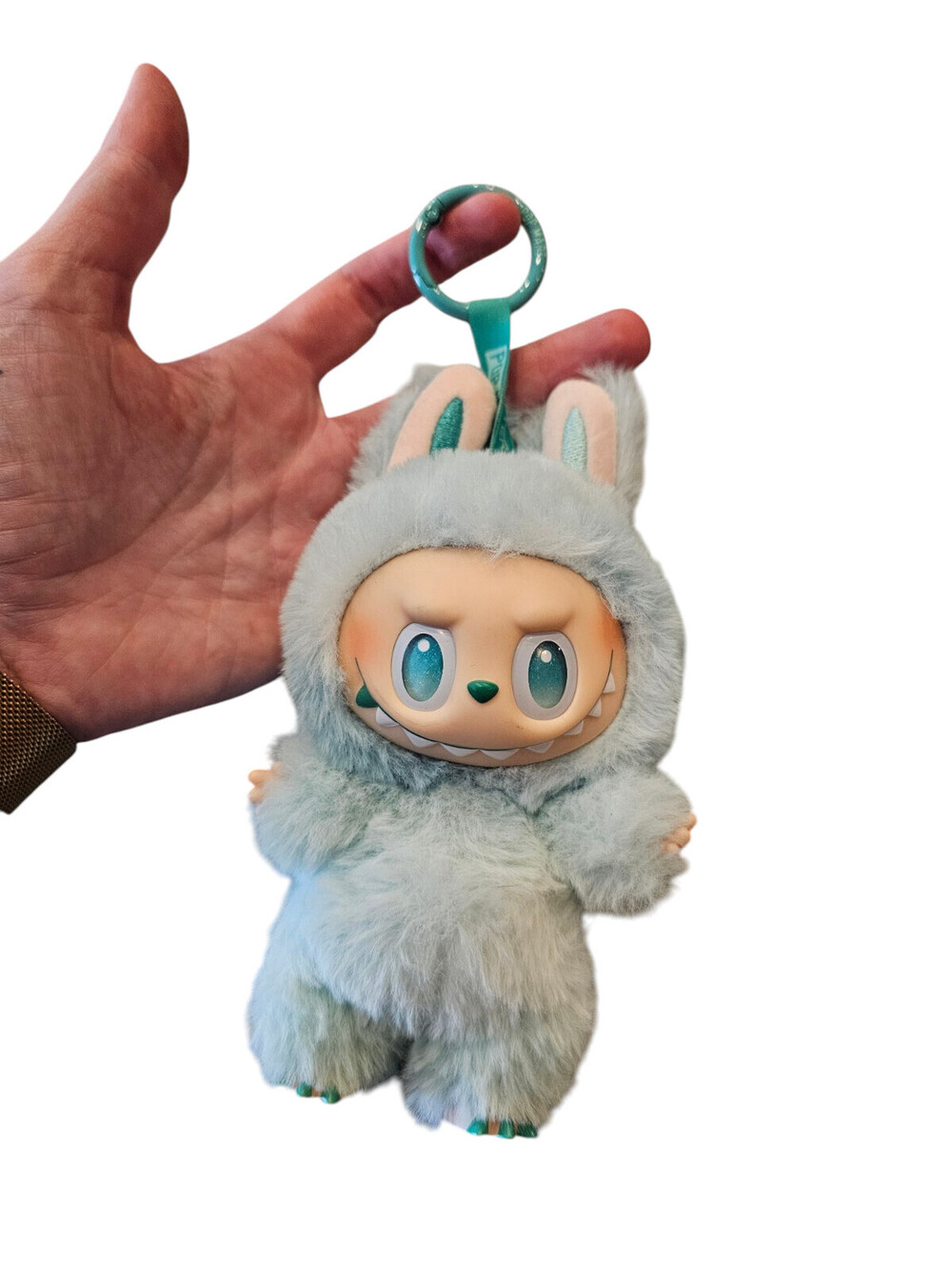 Pop Mart Labubu "Serenity" Vinyl Plush Pendant Keychain Blue - Picture 6 of 6